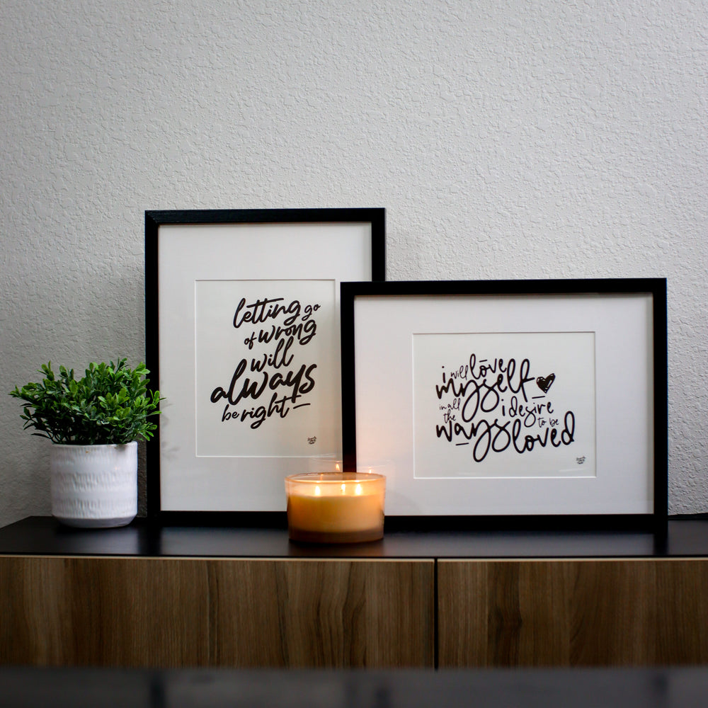 8.5X11" Print - I Will Love Myself