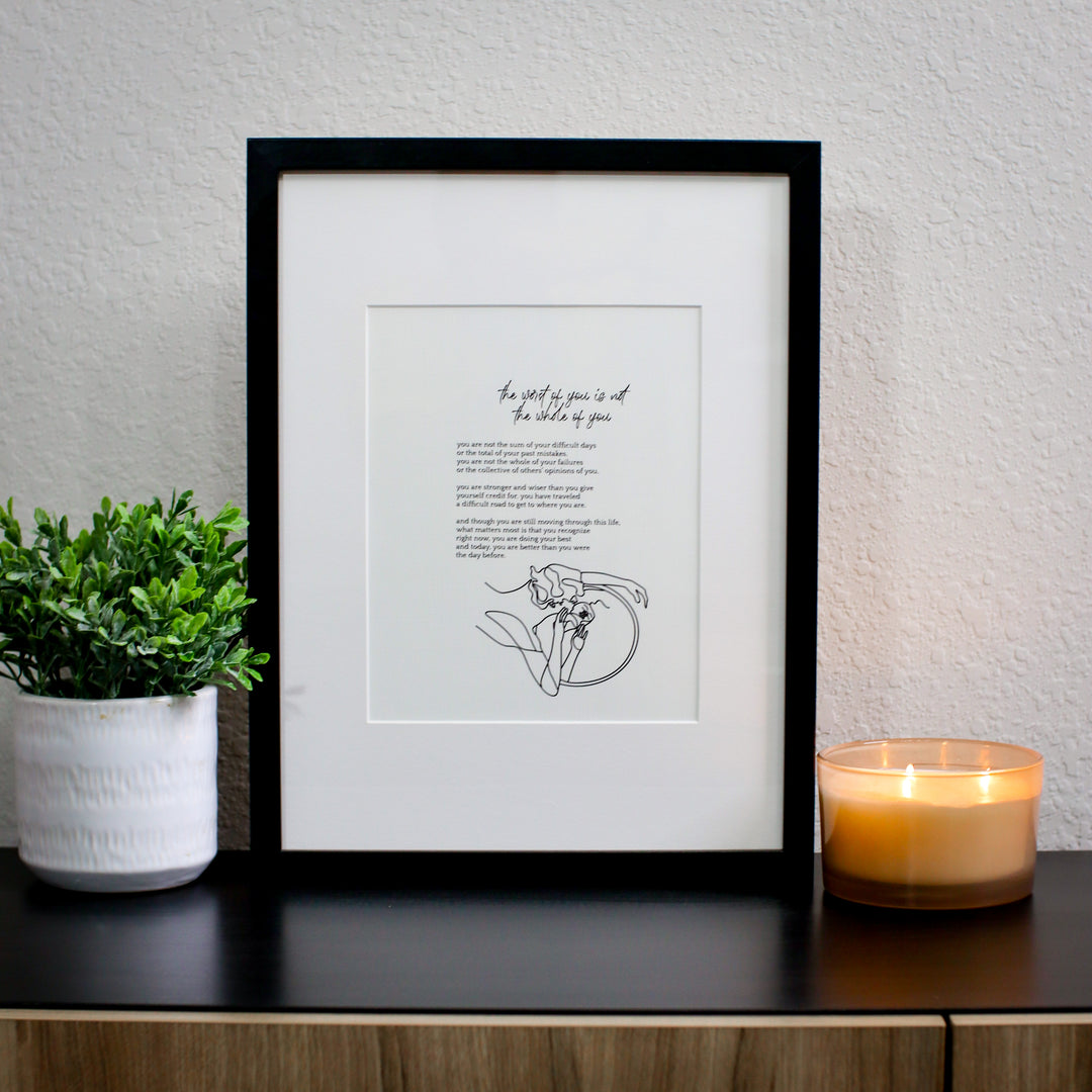 8.5X11" Print - The Worst of You