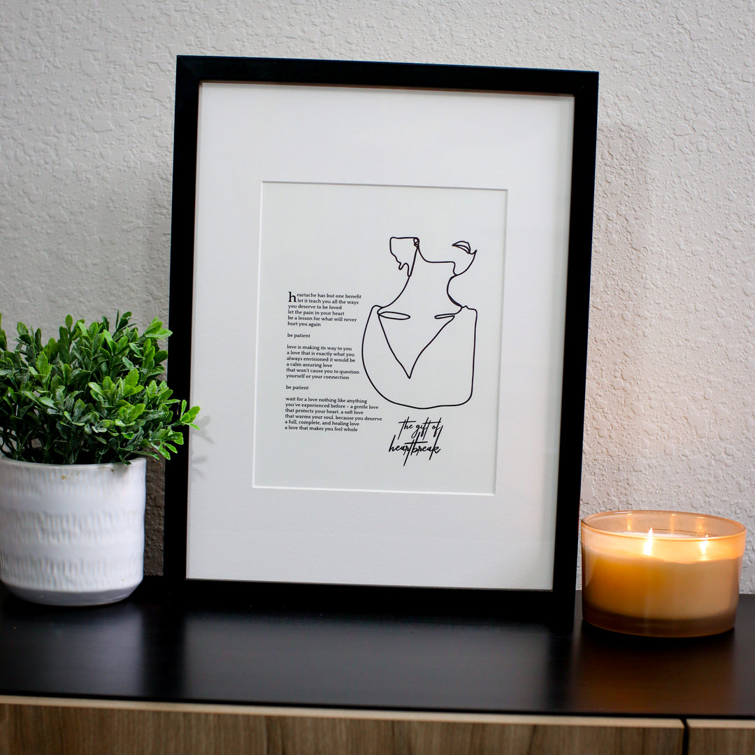 8.5X11" Print - The Gift of Heartbreak