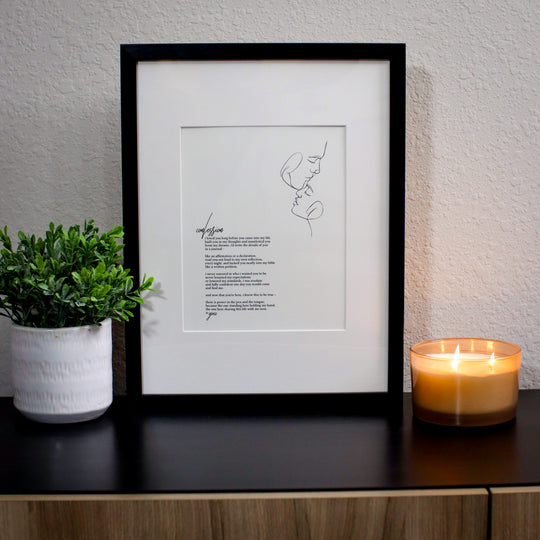 8.5X11" Print - Confession
