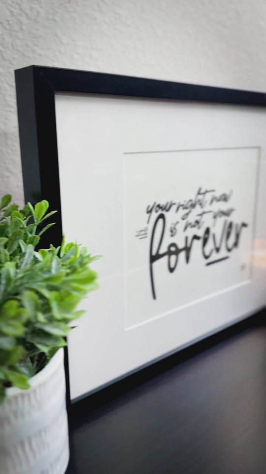 8.5X11" Print - A Gentle Reminder